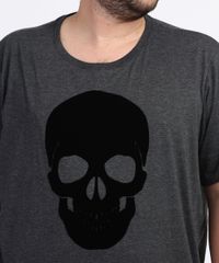 Camiseta-Masculina-Plus-Size-Caveira-Manga-Curta-Gola-Careca-Cinza-Mescla-Escuro-9955027-Cinza_Mescla_Escuro_2