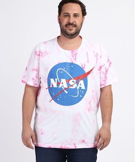 Camiseta-Masculina-Plus-Size-NASA-Estampada-Tie-Dye-Manga-Curta-Gola-Careca-Branca-9963239-Branco_1