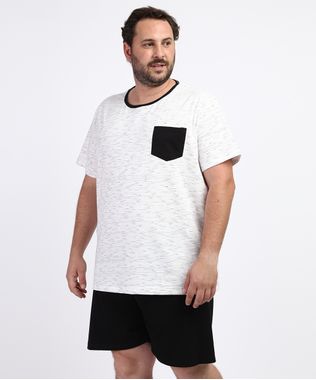 Pijama-Masculino-Plus-Size-Camiseta-com-Bolso-Manga-Curta-Gola-Careca-Off-White-9963324-Off_White_1