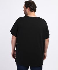 Camiseta-Masculina-Plus-Size-Queen-Manga-Curta-Gola-Careca-Preta-9964016-Preto_4