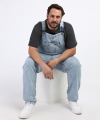 Macacao-Jeans-Masculino-Plus-Size-com-Bolsos-Azul-Medio-9965172-Azul_Medio_3