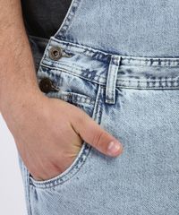 Macacao-Jeans-Masculino-Plus-Size-com-Bolsos-Azul-Medio-9965172-Azul_Medio_4