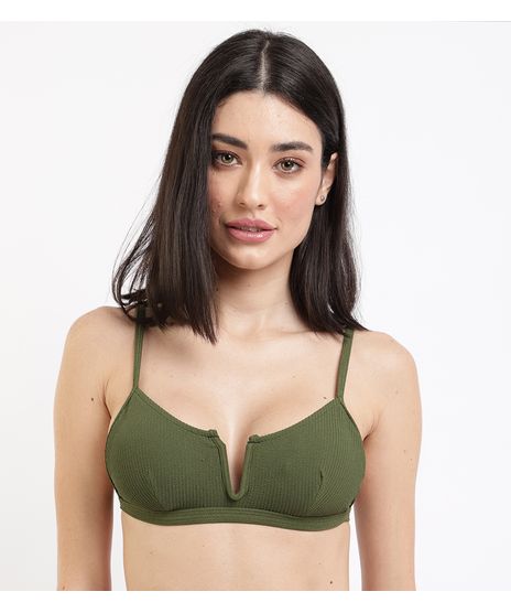 Biquini-Top-Triangulo-Canelado-com-Protecao-UV50--Verde-Escuro-9949926-Verde_Escuro_1