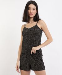 Short-Doll-Feminino-Estampado-de-Poa-Alca-Fina-Preto-9958851-Preto_1