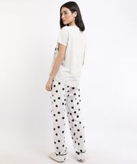 Pijama-Feminino-Dalmatas-Estampado-de-Poa-Manga-Curta-Cinza-Mescla-9961124-Cinza_Mescla_2