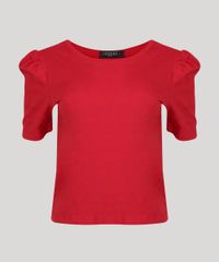 Blusa-Feminina-Basica-Texturizada-Manga-Bufante-Decote-Redondo-Vermelha-9856461-Vermelho_5