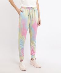 Calca-de-Moletom-Feminina-Jogger-Cintura-Alta-Estampada-Tie-Dye-Multicor-9955893-Multicor_1