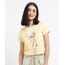Blusa-Feminina-Tinker-Bell-Manga-Curta-Decote-Redondo--Amarela-9960524-Amarelo_1