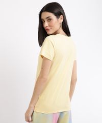 Blusa-Feminina-Tinker-Bell-Manga-Curta-Decote-Redondo--Amarela-9960524-Amarelo_4