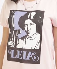 Blusa-Feminina-Leia-Star-Wars-Manga-Curta-Decote-Redondo-Rosa-Claro-9962100-Rosa_Claro_2