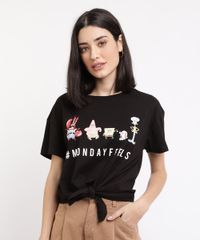 Blusa-Feminina-Bob-Esponja-com-No-Manga-Curta-Decote-Redondo-Preta-9957417-Preto_1