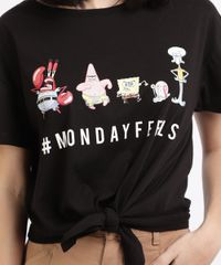 Blusa-Feminina-Bob-Esponja-com-No-Manga-Curta-Decote-Redondo-Preta-9957417-Preto_2