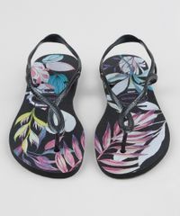 Rasteirinha-Feminina-Havaianas-Luna-Print-Estampada-de-Folhagens-Preta-9956059-Preto_5