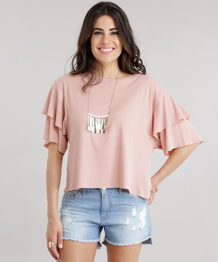Blusa-Ampla-com-Babados-Rose-8720932-Rose_1 Blusa-Ampla-com-Babados-Rose-8720932-Rose_1
