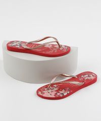 Chinelo-Feminino-Havaianas-Slim-Organic-Estampado-Floral-Vermelho-9955817-Vermelho_1