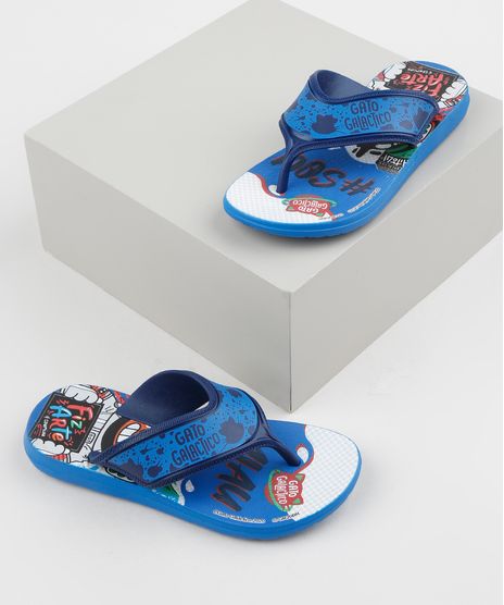 Chinelo-Infantil-Grendene-Gato-Galactico-Estampado-Azul-9959932-Azul_1