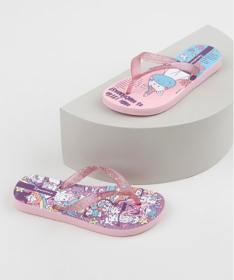 Chinelo-Infantil-Ipanema-Estampado-de-Unicornios--Rosa-9957599-Rosa_1