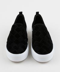 Tenis-Slip-On-Feminino-Via-Uno-com-Tresse-Preto-9964826-Preto_5