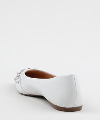 Sapatilha-Feminina-Via-Uno-Bico-Fino-com-Tachas--Branca-9964827-Branco_4