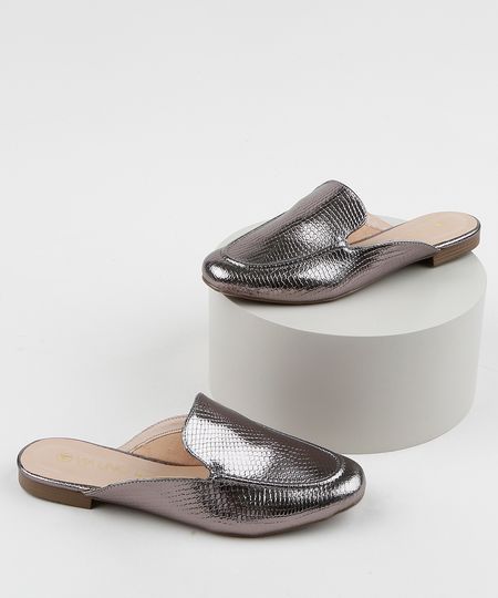 Mule-Feminino-Via-Uno-Metalizado-Textura-Croco-Prateado-9964832-Prateado_1