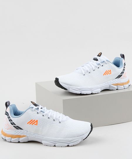 tenis branco feminino esportivo