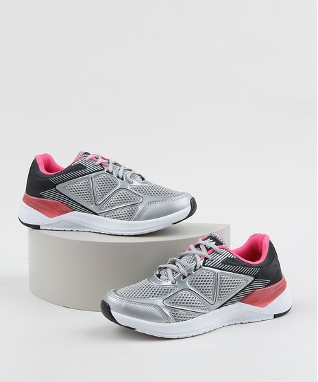 Tenis-Feminino-Esportivo-ACE-com-Recortes-Prateado-9959775-Prateado_1