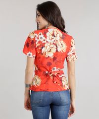 Blusa-Transpassada-com-Estampa-Floral-Laranja-8701481-Laranja_2