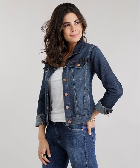 jaqueta jeans c&a