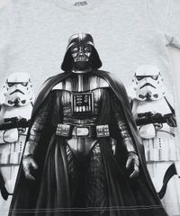 Camiseta-Infantil-Darth-Vader-Star-Wars-Manga-Curta-Gola-Careca-Cinza-Mescla-Claro-8823758-Cinza_Mescla_Claro_2