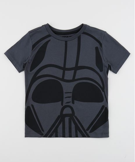 Camiseta-Infantil-Darth-Vader-Star-Wars-Manga-Curta-Gola-Careca-Chumbo-9953507-Chumbo_1