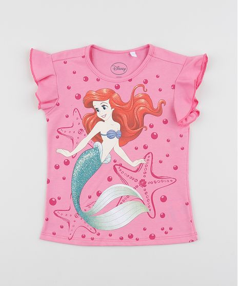 Blusa-Infantil-Ariel-As-Princesas-Manga-Curta-com-Babados-Pink-9954102-Pink_1