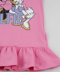 Vestido-Infantil-Minnie-e-Margarida-com-Babados-Manga-Curta-Pink-9955320-Pink_4
