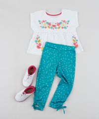 Calca-Legging-Infantil-Estampada-Poa-com-Barra-Franzida-Verde-Agua-9955898-Verde_Agua_3