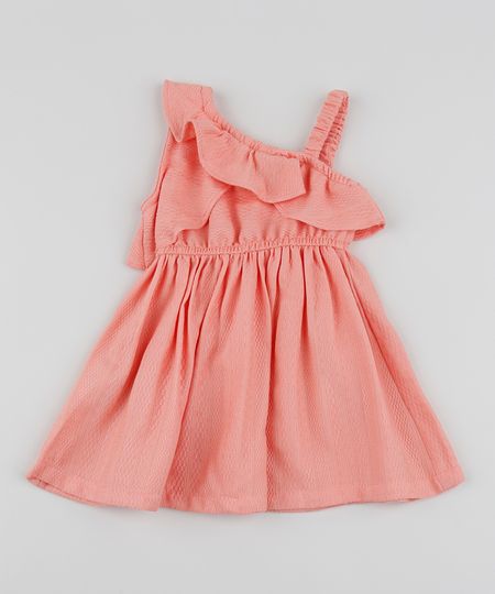 Vestido-Infantil-Ombro-So-com-Babados-Manga-Curta-Coral-9957168-Coral_1 Vestido-Infantil-Ombro-So-com-Babados-Manga-Curta-Coral-9957168-Coral_1