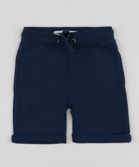 Bermuda-em-Moletom-Infantil-com-Cordao-e-Bolsos-Azul-Marinho-9791583-Azul_Marinho_1