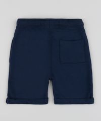 Bermuda-em-Moletom-Infantil-com-Cordao-e-Bolsos-Azul-Marinho-9791583-Azul_Marinho_2