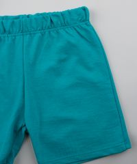 Conjunto-Infantil-Pateta-de-Camiseta-Manga-Curta-Cinza-Mescla-Escuro---Short--Verde-Agua-9952704-Verde_Agua_5