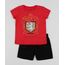 Conjunto-Infantil-Harry-Potter-de-Camiseta-Manga-Curta-Vermelha---Short--Preto-9952705-Preto_1