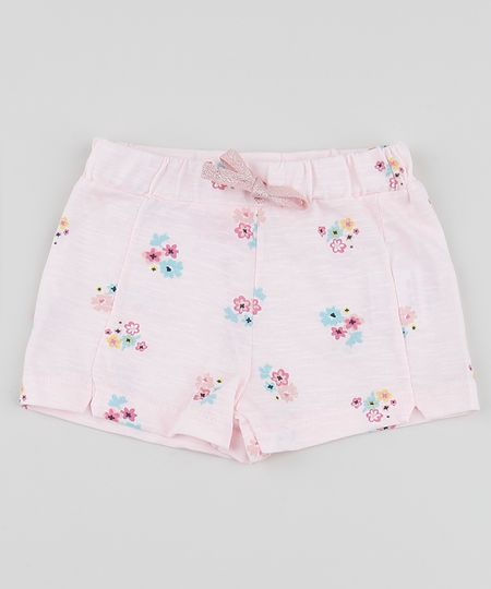 Short-Infantil-Estampado-Floral-com-Cordao--Rosa-Claro-9952745-Rosa_Claro_1 Short-Infantil-Estampado-Floral-com-Cordao--Rosa-Claro-9952745-Rosa_Claro_1