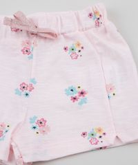 Short-Infantil-Estampado-Floral-com-Cordao--Rosa-Claro-9952745-Rosa_Claro_4