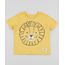Camiseta-Infantil-Leao-Estampa-Interativa-Manga-Curta-Gola-Careca-Amarela-9954957-Amarelo_1