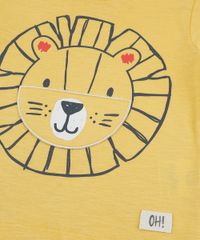 Camiseta-Infantil-Leao-Estampa-Interativa-Manga-Curta-Gola-Careca-Amarela-9954957-Amarelo_5