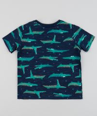 Camiseta-Infantil-Estampado-de-Jacares-com-Bolso-Manga-Curta-Gola-Careca-Azul-Marinho-9954964-Azul_Marinho_2