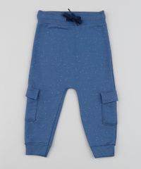 Calca-de-Moletom-Infantil-Saruel-com-Bolsos-Azul-9955190-Azul_1