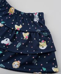 Saia-Infantil-Curta-Estampada-de-Bichos-com-Camadas--Azul-Marinho-9955900-Azul_Marinho_4