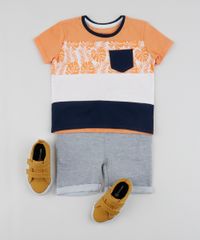 Camiseta-Infantil-com-Recortes-e-Bolsinho-Manga-Curta-Gola-Careca-Laranja-9956338-Laranja_3
