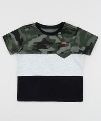 Camiseta-Infantil-com-Recortes-e-Bolsinho-Manga-Curta-Gola-Careca-Cinza-Mescla-9961963-Cinza_Mescla_1