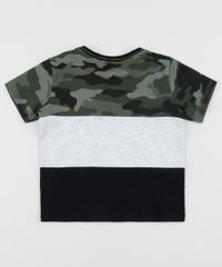 Camiseta-Infantil-com-Recortes-e-Bolsinho-Manga-Curta-Gola-Careca-Cinza-Mescla-9961963-Cinza_Mescla_2