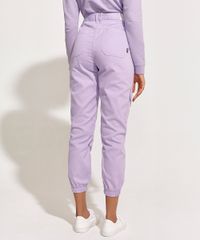 Calca-Feminina-Pantone-de-Sarja-Jogger-Cintura-Alta-com-Bolso-Lilas-9958714-Lilas_4