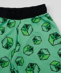 Pijama-Infantil-Minecraft-Manga-Curta-Gola-Careca-Verde-9942705-Verde_4
